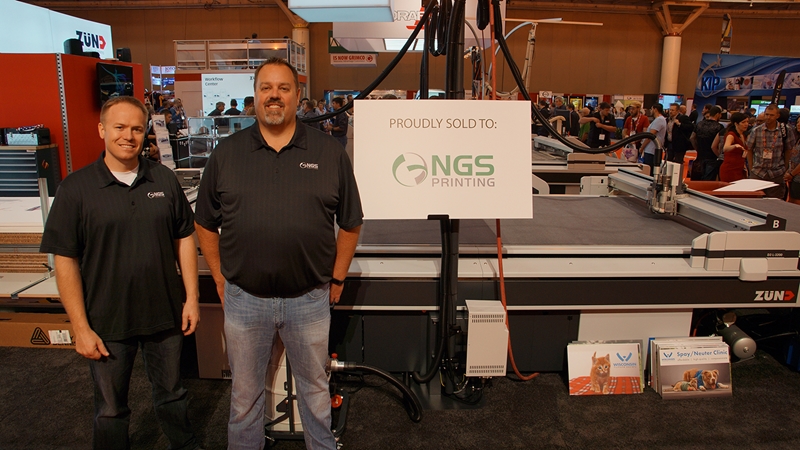 Owen Scheppman and Erik Landrowski of NGS Printing